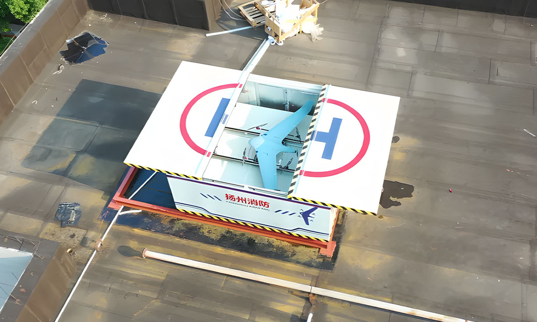 消防固定翼無人機(jī)機(jī)場(chǎng)揚(yáng)州首飛，助力抗疫大顯身手